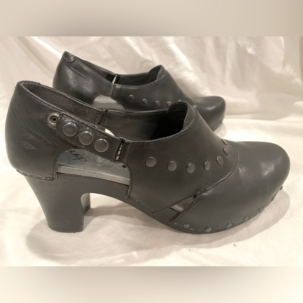 Dansko “Ryder” Black studded Leather